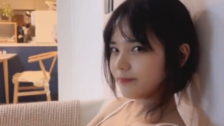 I can't stop admiring this hot Korean girl's big boobs - @loveyu_ju
